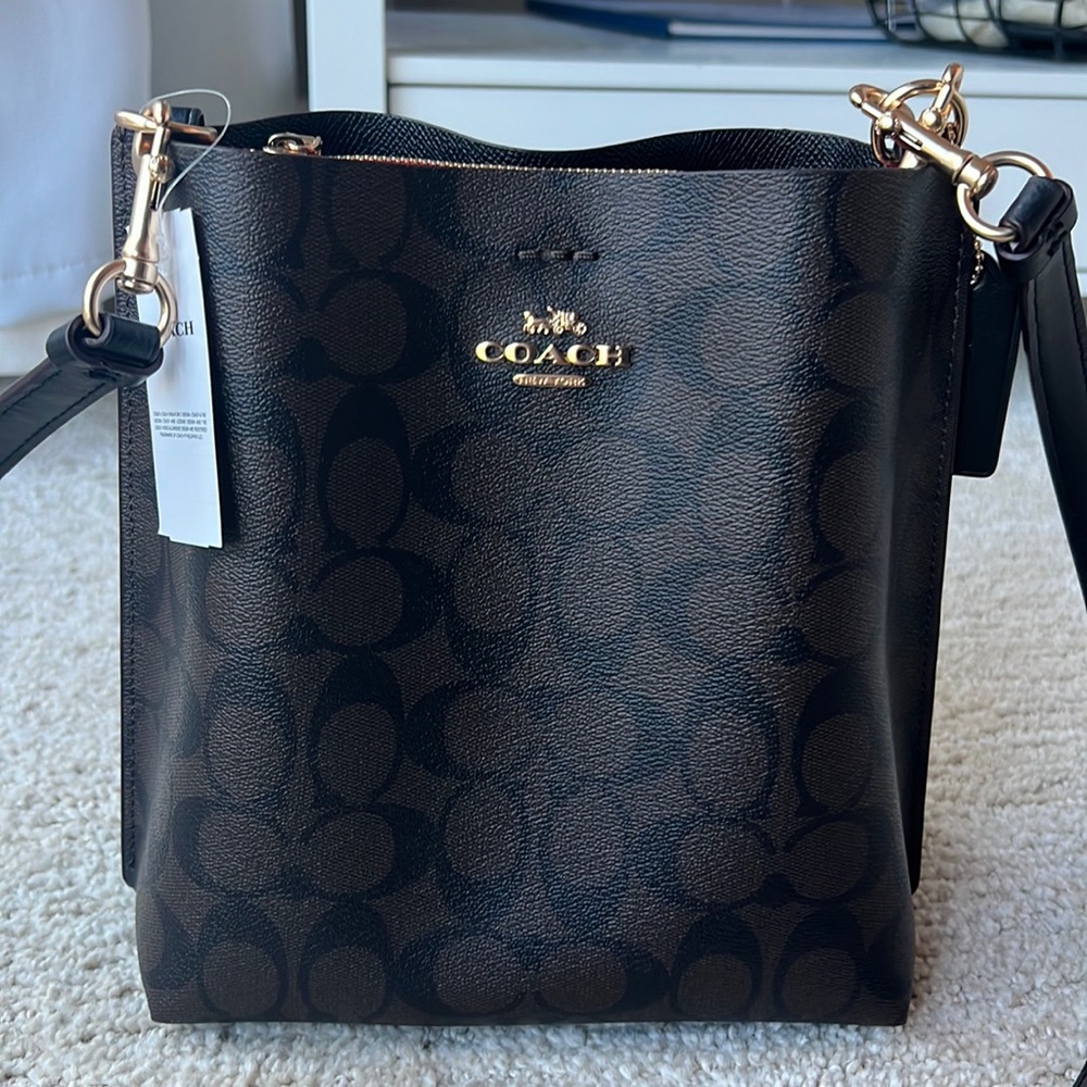 Coach handbag brown/black SIG MOL BKT 22